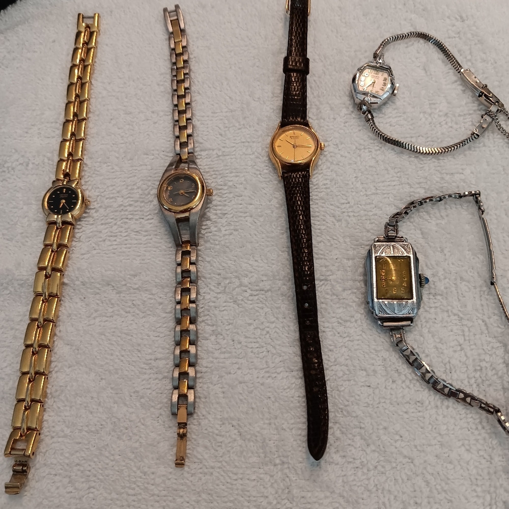 5 Lady vintage watches